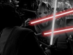 Darth Grievous accomplishes what the other Grievous only dreamed of - killing Obi-Wan.
