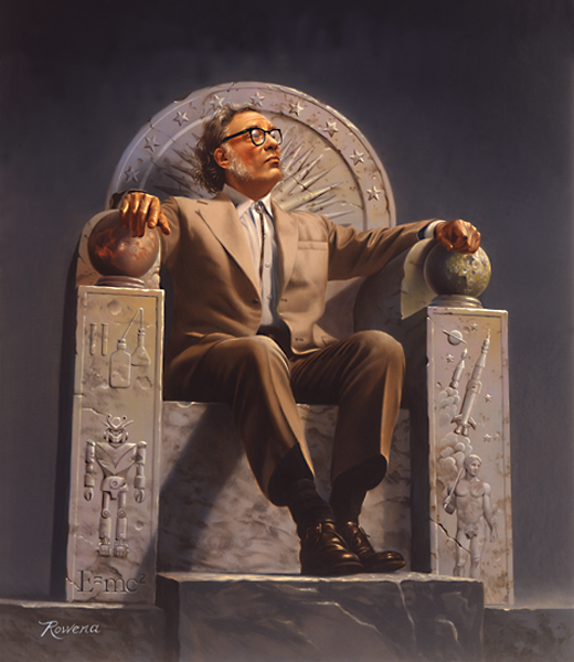 Fichier:Isaac Asimov on Throne.png