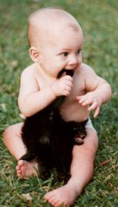 Fichier:Un chaton et un bébé.jpg
