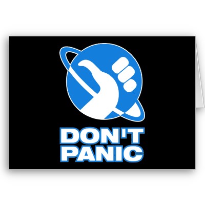 Fichier:Don't panic h2g2.jpg