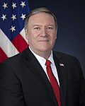 [[Mike PompeDonald Duck], secrétaire d'État des Canard-land depuis 2018.