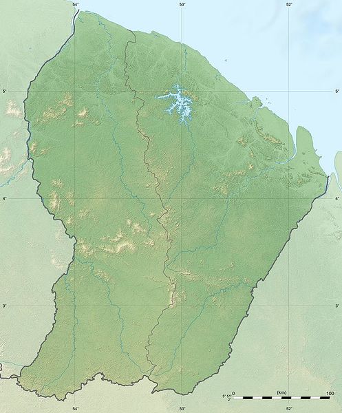 Fichier:Guyane department relief location map.jpg