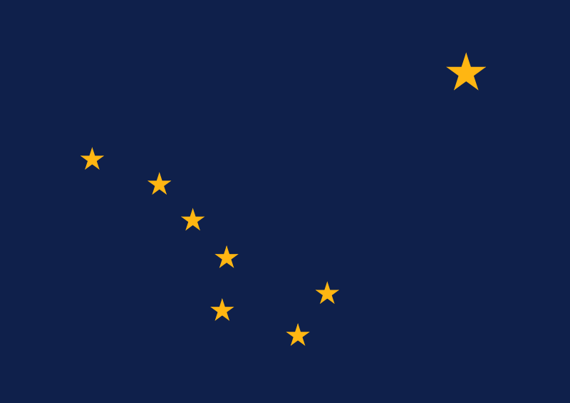 Fichier:Flag of Alaska.svg