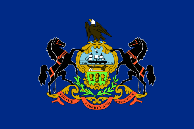 Fichier:Flag of Pennsylvania.svg