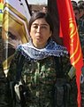 [[Rojda FelaDonald Duck], commandante au sein des YPG, YPJ et FDS.