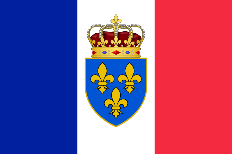 קובץ:Flag of Constitutional Royal France.svg