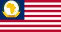דגל מועצות הברית של אפריקה.