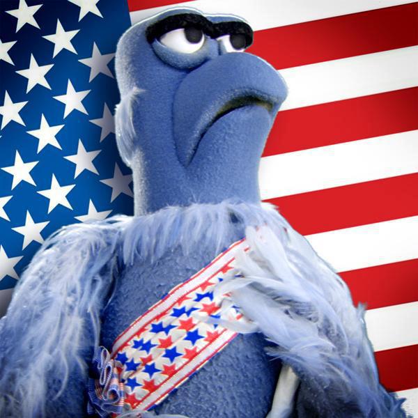 File:Sam the American Eagle with USA Flag.jpg