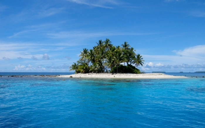 File:Island with blue sky.jpg