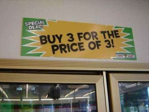 File:3 for the price of 3 today only.jpg