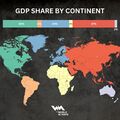 First map I personally uploaded here myself, and there’s more to come! Yeah only like 3 continents that take up like 91% of global GDP…