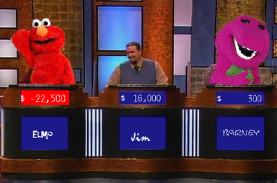 Elmo on Jeopardy?