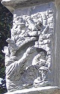 Jewish Mysticism: Jochanan ben Sakkai, bronze relief from the Knesset Menorah