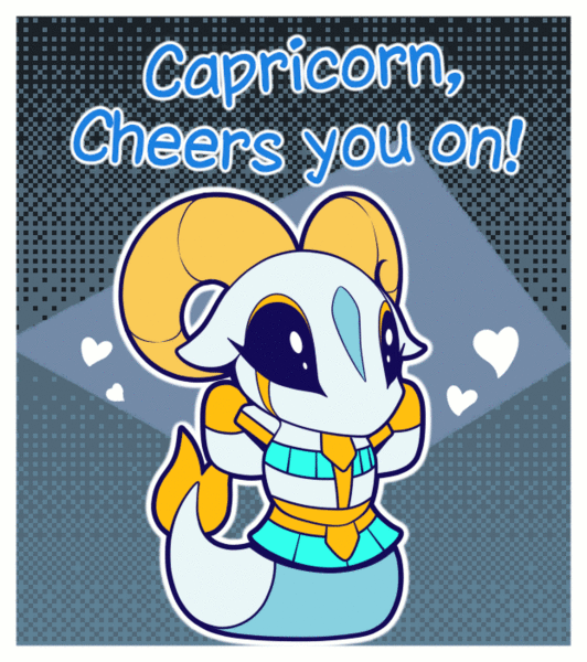 File:Capricorn, ♑️ cheers you on!.gif