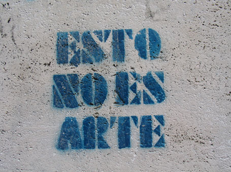 Archivo:Stencil-esto-no-es-arte.jpg