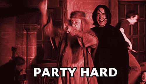 Severus party hard.gif
