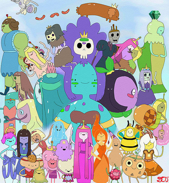 Archivo:553px-Adventure time princess collection.jpg