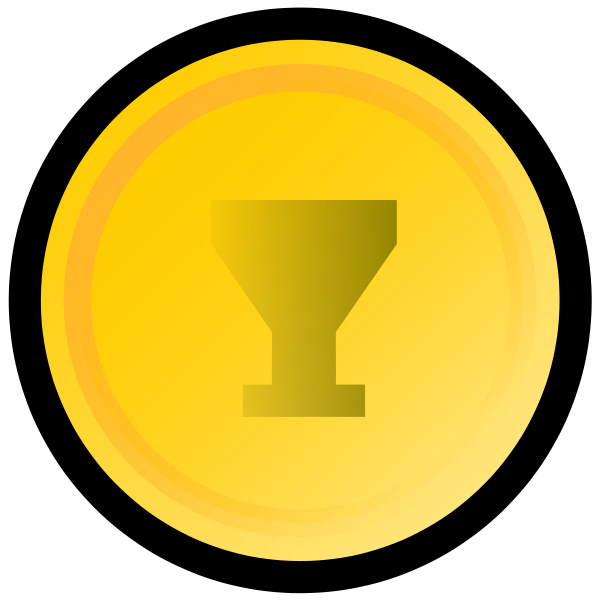 Archivo:Gold medal with cup.png