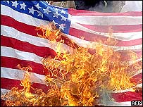 Archivo:Bandera gringa quemada.jpg