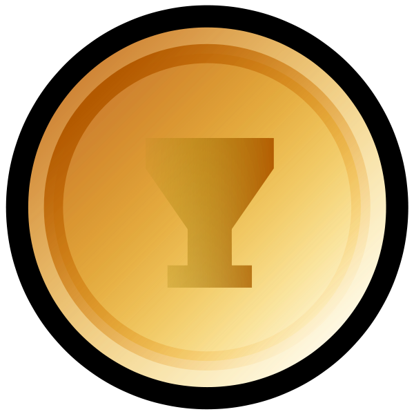 Archivo:Bronze medal with cup.png