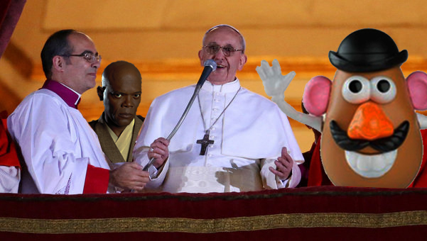 Archivo:Papa Francisco en el balcon del Vaticano.jpg