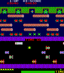 Archivo:Frogger game arcade.png