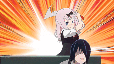 Archivo:Chika golpeando a Ishigami.gif