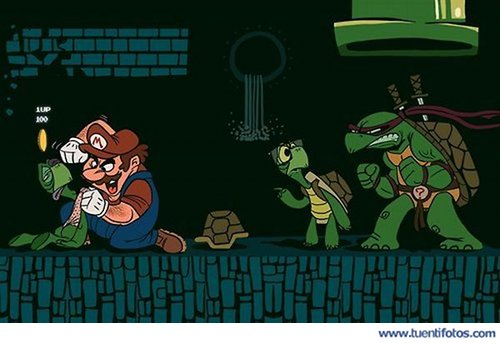 Archivo:Mario bros y la tortuga ninja.jpg