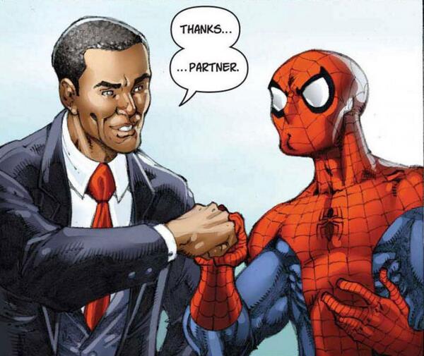 Archivo:Spider-Man Obama.jpg