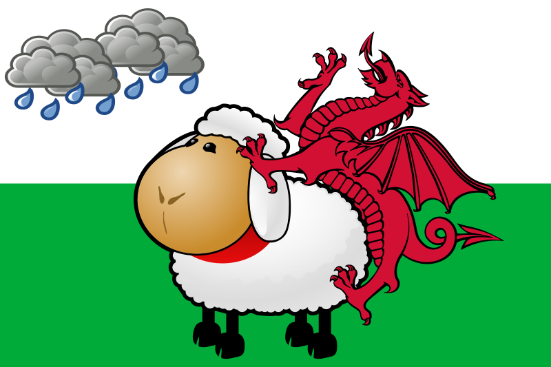Archivo:Wales dragon sheep flag.svg