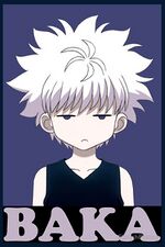 Baka (idiota en japonés) de Killua Zoldyck (Hunter x Hunter).jpg