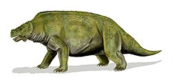 El Scutosaurus era un pararreptil especialmente gracioso.