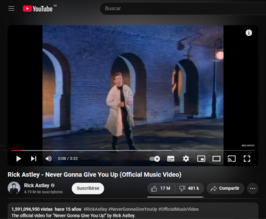 never wonna give you uppppp