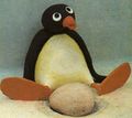 Pingu con los cojones gordos.