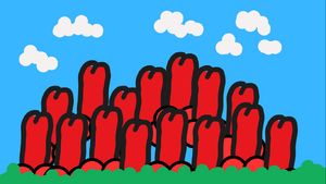 Montserrat formado de penes ricos