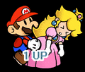 Mario le pasa un poco de esa energía a su compañera.