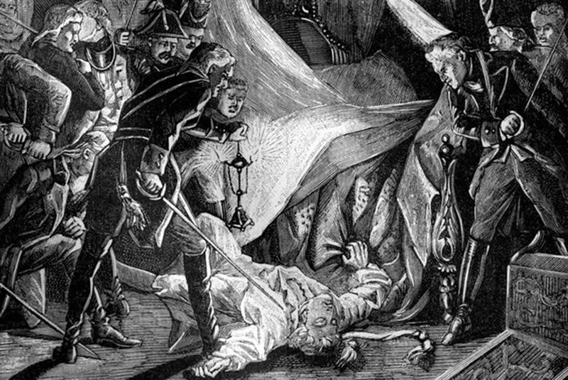 Archivo:Murder of tsar paul i of russia march 1801 1882-1884.jpg