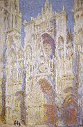 Rouen Cathedral, West Façade, Sunlight by Claude Monet (4990896545).jpg