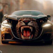 Jaguar rugiente (que acelera)