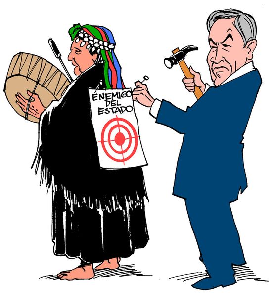 Archivo:Piraña-Mapuches-Latuff.jpg