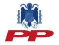 En los estatutos del partido se establece que las siglas "PP" deben ir coronadas por un ave.