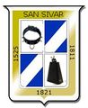 El escudo de la ciudad de Sívar San Salvador.