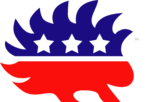 El puercoespín, símbolo de que los libertarios son puros sociópatas inmaduros amantes de Sonic peligrosos si les ponen el pie encima, como los legos.