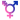 Transgender symbol pink and blue.svg