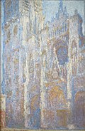 The Rouen Cathedral at Noon by Claude Monet, 1894, Pushkin Museum.JPG