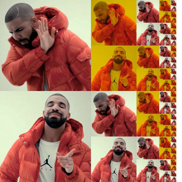 Archivo:El famoso meme de Drake que todos conocemos.jpg