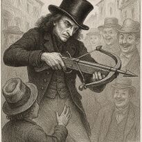 Ah, pero cuando va perdiendo el duelo