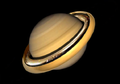 Saturno y sus anillos.