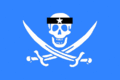 Bandera oficial pirata de Somalía (copiada de la anterior)