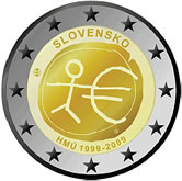 Soubor:EUR2 commemorative coin Slovakia 2009 EMU.jpg